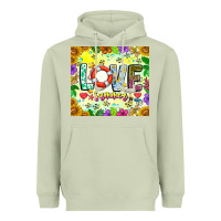 Matcha Love Summer Heavyweight Hoodie - CowhideDigitalArt