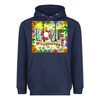 Navy Love Summer Heavyweight Hoodie - CowhideDigitalArt