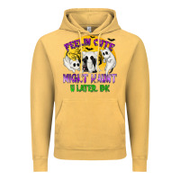 Vintage Mustard feeling cute might haunt u later tbw Vintage Hoodie - texasbilliewilder
