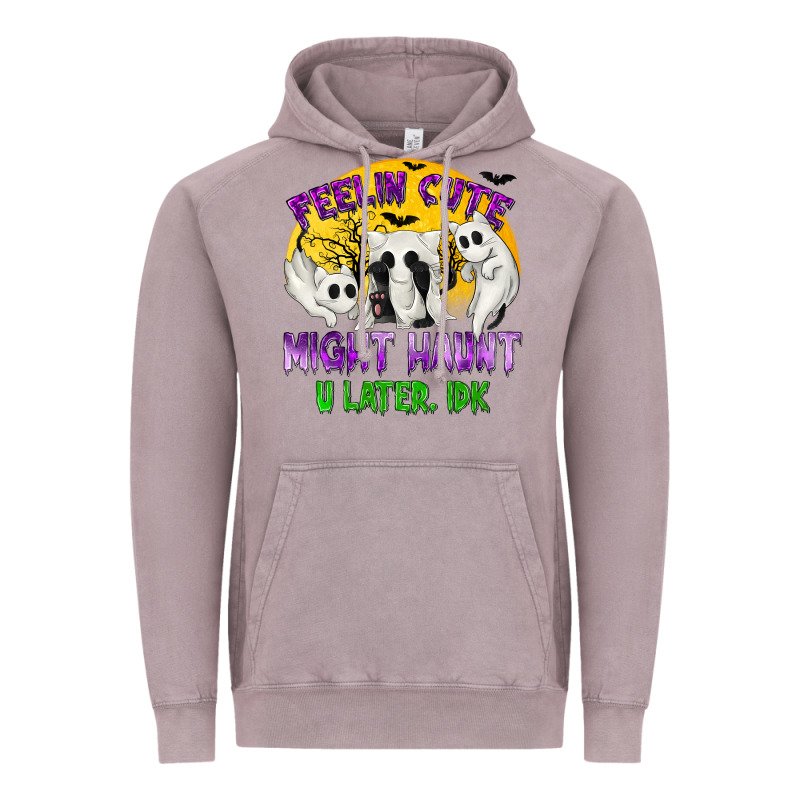 Feeling Cute Might Haunt U Later Tbw Vintage Hoodie by texasbilliewilder | Teevron
