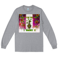 Heather Grey i don't stir the pot i smoke it Long Sleeve Tee - TumblerDesignByShophia