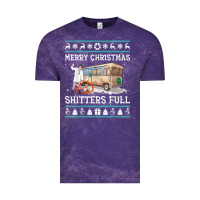 Cloud Purple merry christmas shitters full Vintage Tee - tuanDangUi