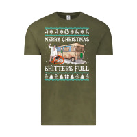 Vintage Olive merry christmas shitters full Vintage Tee - tuanDangUi