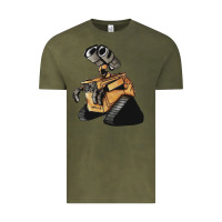 Vintage Olive wall e Vintage Tee - tuanDangUi