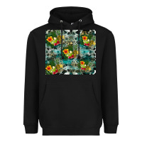 Black summer fruits Heavyweight Hoodie - CowhideDigitalArt