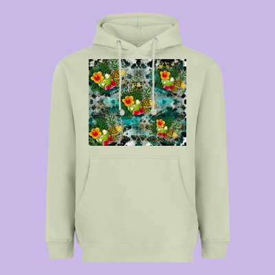 Summer Fruits Heavyweight Hoodie Designed By Cowhidedigitalart