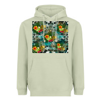 Matcha summer fruits Heavyweight Hoodie - CowhideDigitalArt