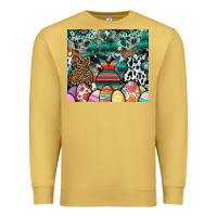 Antique Gold easter Premium Sweatshirt - CowhideDigitalArt