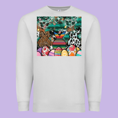 Easter Premium Sweatshirt Designed By Cowhidedigitalart