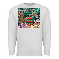 Dove Grey easter Premium Sweatshirt - CowhideDigitalArt