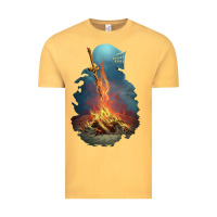 Vintage Mustard Limited Edition Dark Souls Vintage Tee - tuanDangUi
