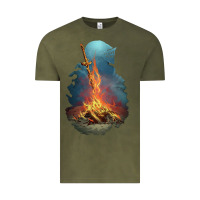 Vintage Olive Limited Edition Dark Souls Vintage Tee - tuanDangUi