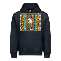 Navy goat family mom sunflowers serape leopard cowhide tumbler Urban Hoodie - Artiststas