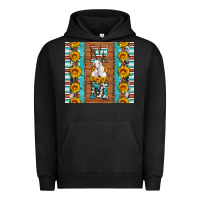 Pigment Black goat family mom sunflowers serape leopard cowhide tumbler Urban Hoodie - Artiststas