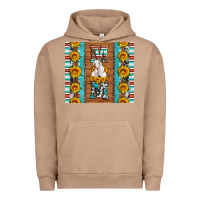Pigment Burro goat family mom sunflowers serape leopard cowhide tumbler Urban Hoodie - Artiststas
