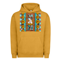 Pigment Peanut Butter goat family mom sunflowers serape leopard cowhide tumbler Urban Hoodie - Artiststas