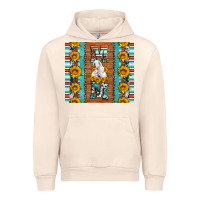 Sandshell goat family mom sunflowers serape leopard cowhide tumbler Urban Hoodie - Artiststas