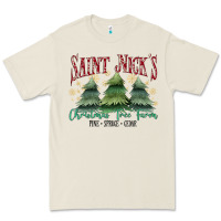 Bone Saint Nick's Christmas Tree Farm Premium Tee - MaliasSmallBusiness