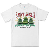 White Saint Nick's Christmas Tree Farm Premium Tee - MaliasSmallBusiness
