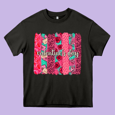 Valentines Day Brushstroke Background Brushstroke Heavy Core Tee Designed By Nancycooperartshop