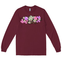 Burgundy Easter eggs and crown of thorns Easter Day Long Sleeve Tee - HowdyJamesFarm