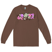 Chestnut Easter eggs and crown of thorns Easter Day Long Sleeve Tee - HowdyJamesFarm