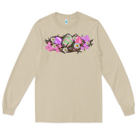 Mushroom Easter eggs and crown of thorns Easter Day Long Sleeve Tee - HowdyJamesFarm