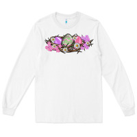 White Easter eggs and crown of thorns Easter Day Long Sleeve Tee - HowdyJamesFarm