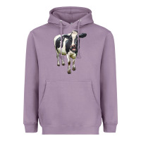 Lavender Holstein Bull Heavyweight Hoodie - LillyAllenDesigns