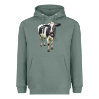 Sage Holstein Bull Heavyweight Hoodie - LillyAllenDesigns