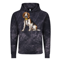 Cloud Black beagle with overflow Vintage Hoodie - texasbilliewilder
