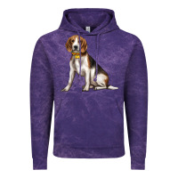 Cloud Purple beagle with overflow Vintage Hoodie - texasbilliewilder