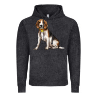 Vintage Black beagle with overflow Vintage Hoodie - texasbilliewilder