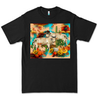 Black fall charolais bulls Premium Tee - RanaPortraitStore