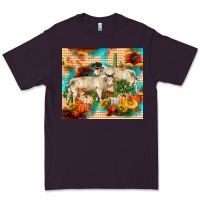 Plum fall charolais bulls Premium Tee - RanaPortraitStore
