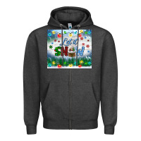 Charcoal Heather let it snow tumbler Zipper Hoodie - BundleAndBundleShop