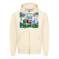 Sandshell let it snow tumbler Zipper Hoodie - BundleAndBundleShop
