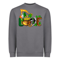 Storm St. Patrick's Love and golds Heavyweight Sweatshirt - OliviaCreatesArt