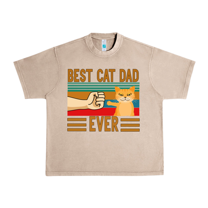 Best Cat Dad Ever Urban Heavy Tee by Bettercallsaul | Teevron