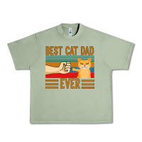 Oil Green Best Cat Dad Ever Urban Heavy Tee - Bettercallsaul