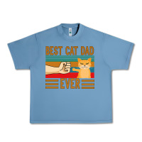 Pebble Blue Best Cat Dad Ever Urban Heavy Tee - Bettercallsaul