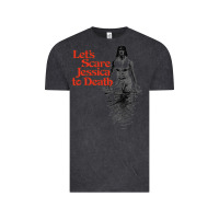 Vintage Black let's scare jessica to death Vintage Tee - tuanDangUi