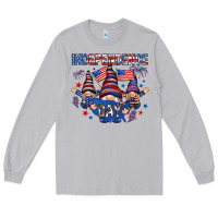 Moon Dust Independence Day with gnomies Long Sleeve Tee - HowdyJamesFarm
