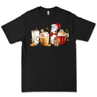 Black Christmas Milk and Cookie Latte Coffee Cups Premium Tee - MaliasSmallBusiness