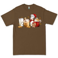 Cacao Christmas Milk and Cookie Latte Coffee Cups Premium Tee - MaliasSmallBusiness