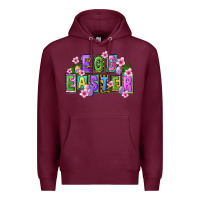 Burgundy egg and easter Premium Hoodie - FaDigitalArtStudio