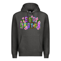 Charcoal Heather egg and easter Premium Hoodie - FaDigitalArtStudio