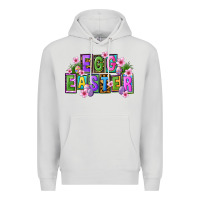 Dove Grey egg and easter Premium Hoodie - FaDigitalArtStudio