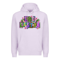 Lilac egg and easter Premium Hoodie - FaDigitalArtStudio