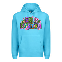 Ocean Blue egg and easter Premium Hoodie - FaDigitalArtStudio